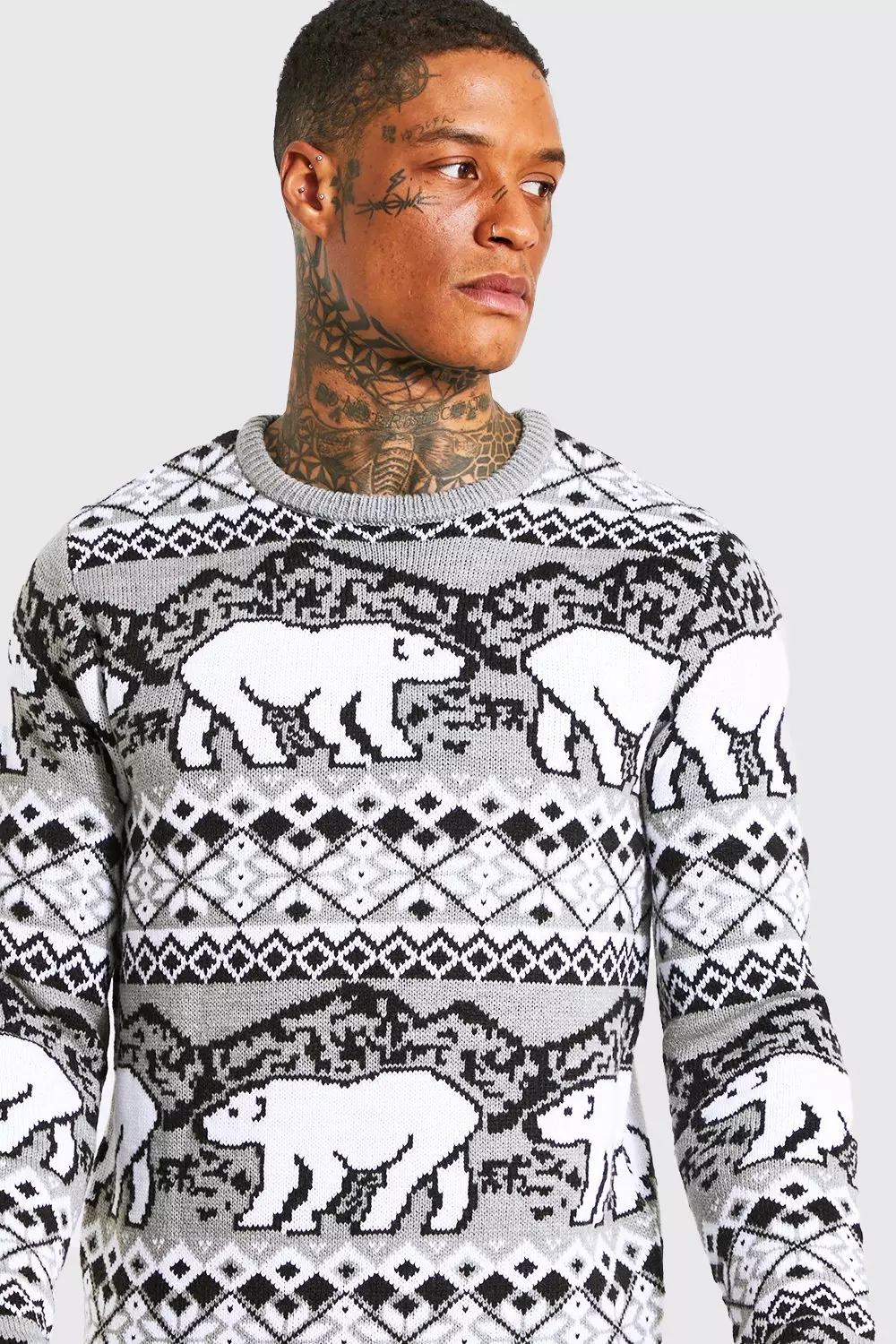 Polar bear hotsell christmas jumper mens