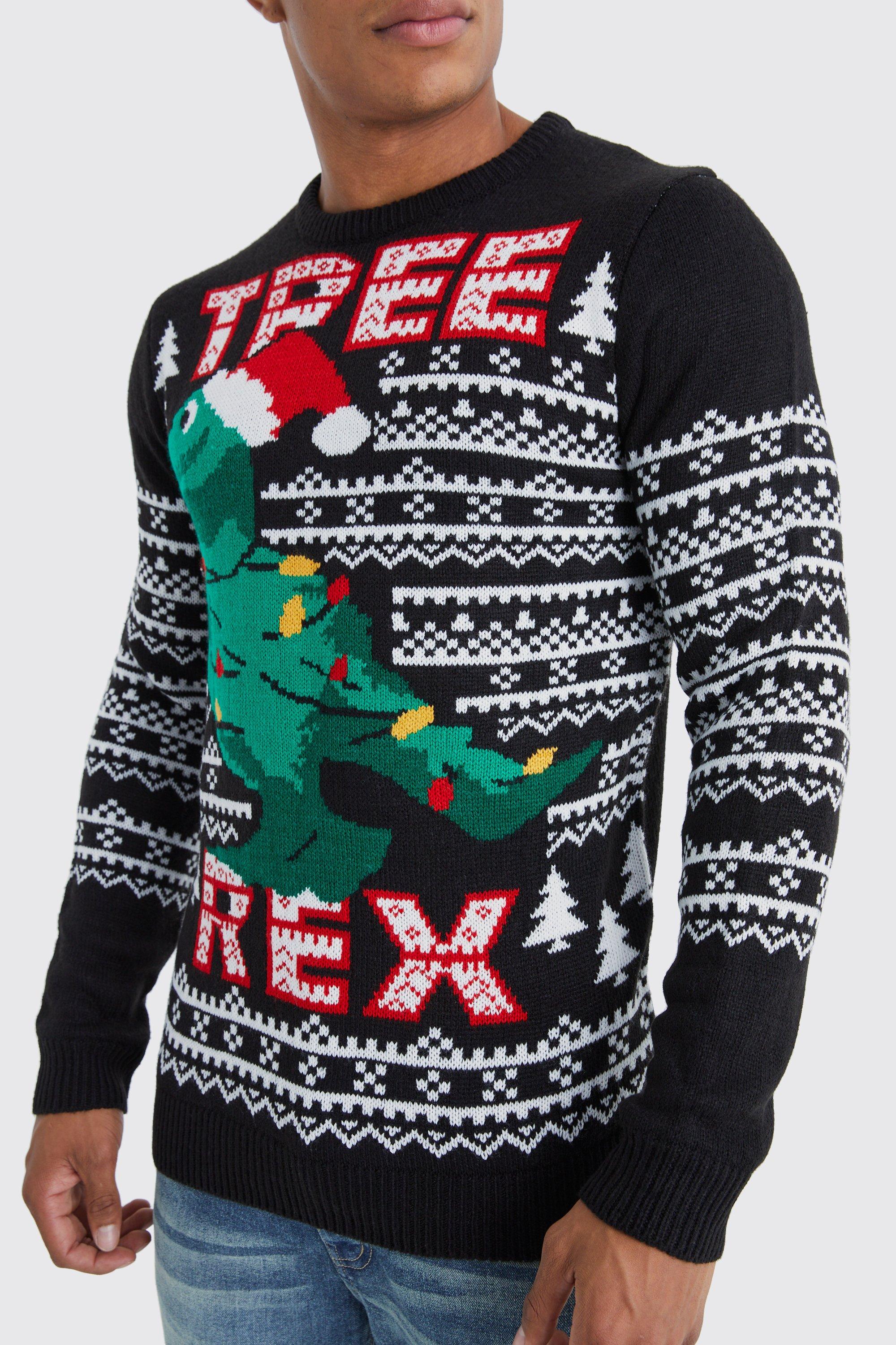 Boohoo mens xmas on sale jumper