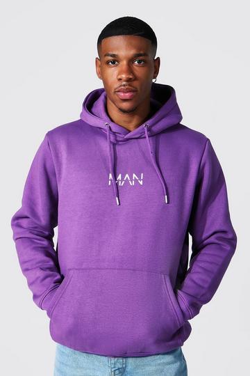Original Man Over The Head Hoodie purple