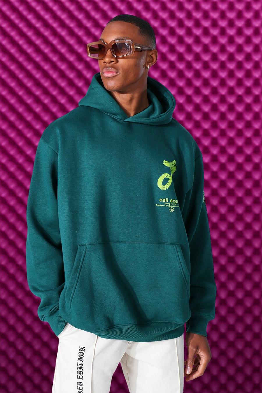 Green Niska Charo Oversize hoodie image number 1