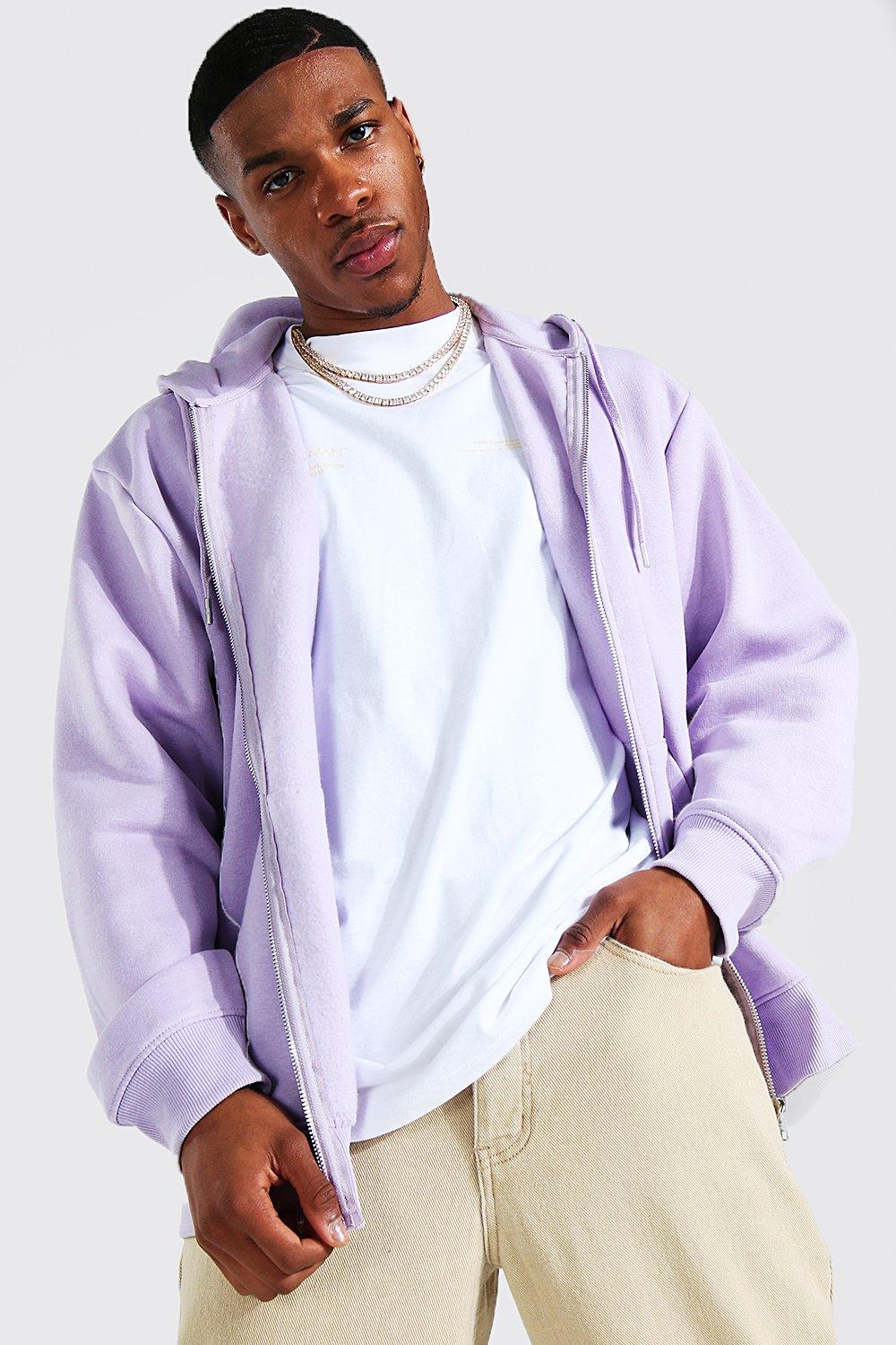 Oversized Zip Through Hoodie | boohoo USA