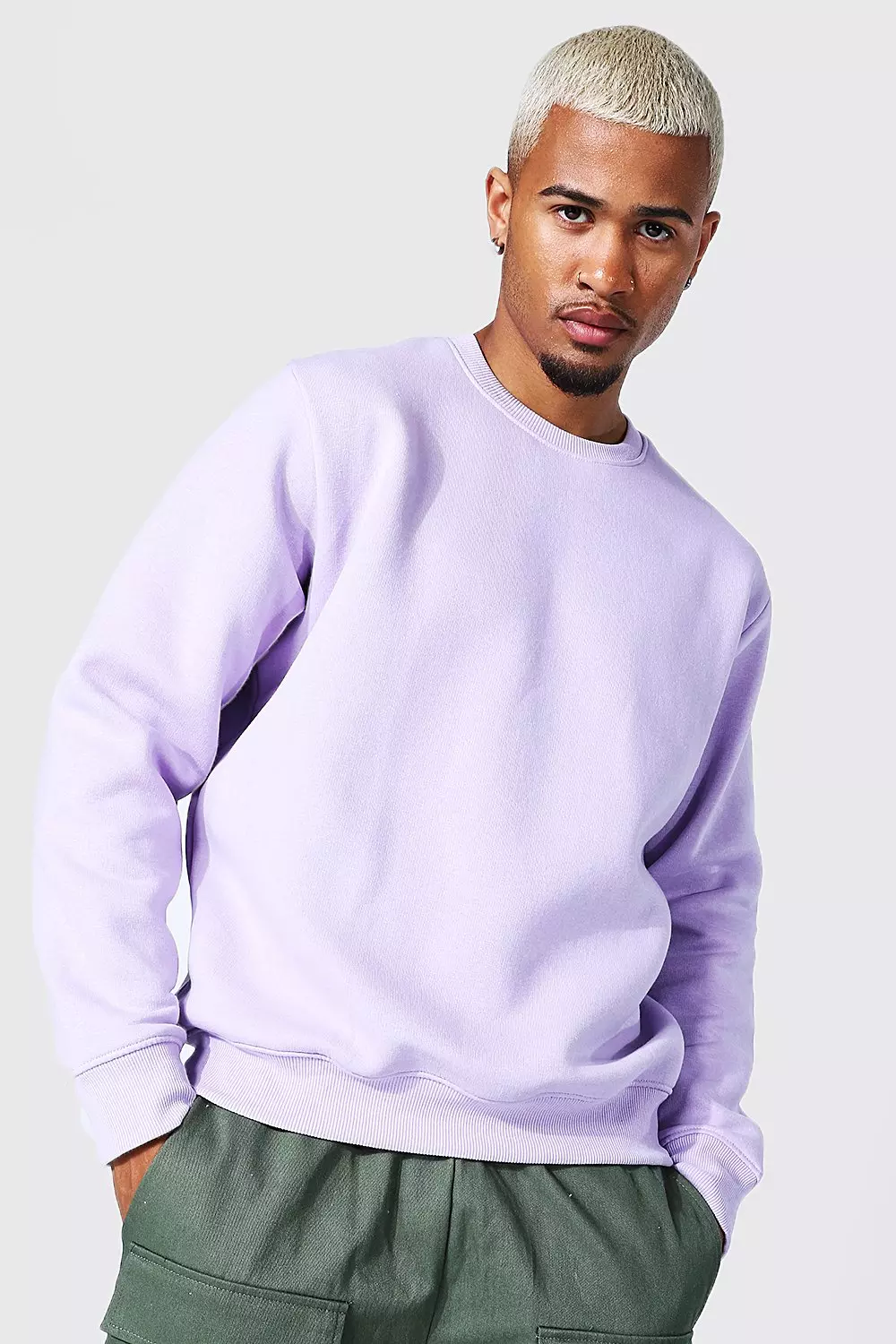 Lilac shop sweatshirt mens