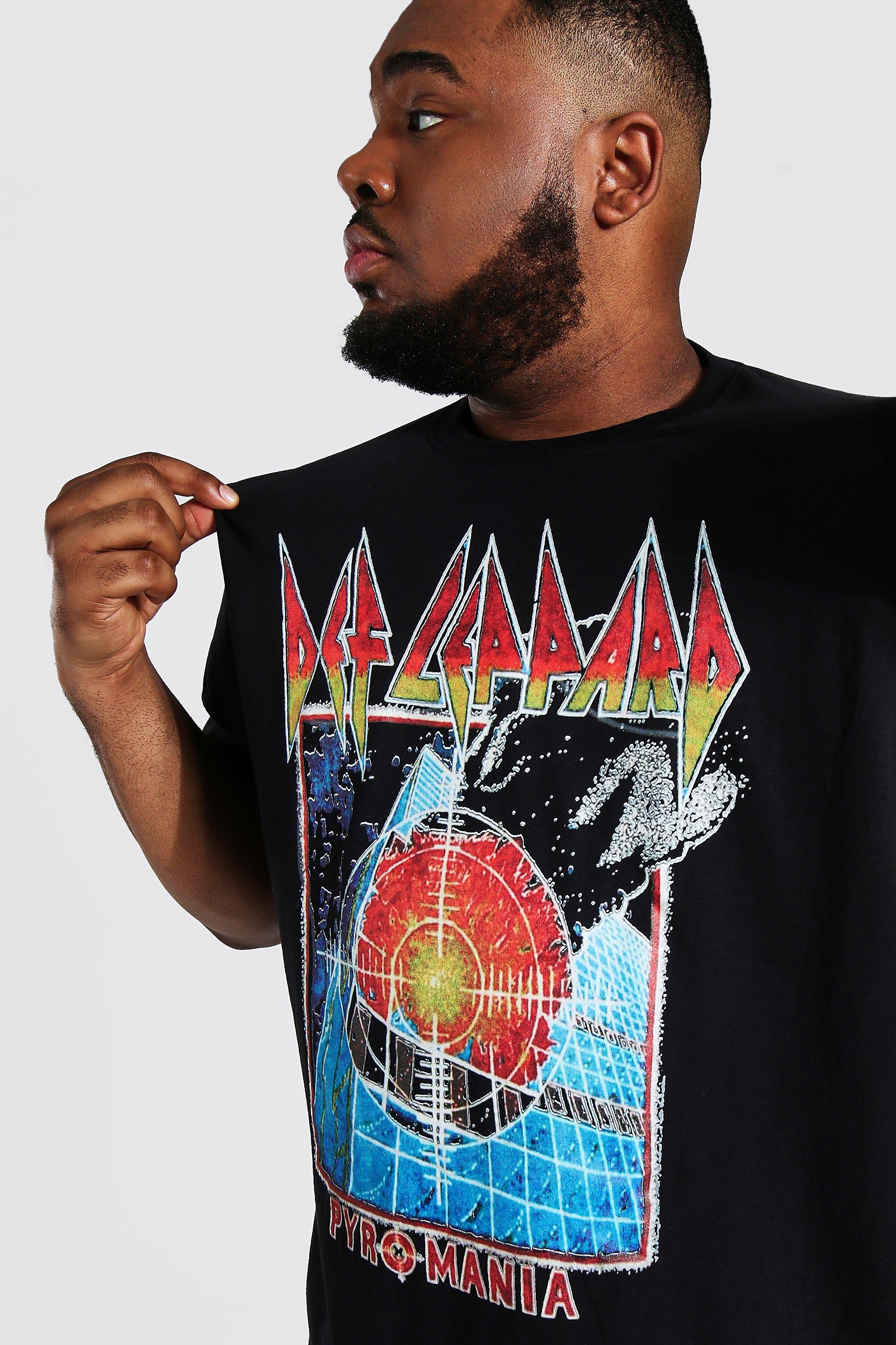 Plus Size Def Leppard License T-shirt