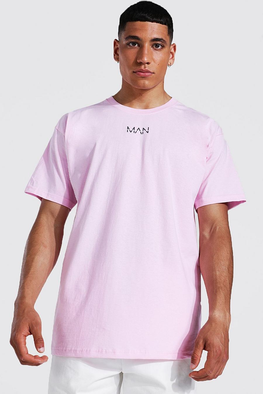 Oversize Original Man T-Shirt, Light pink image number 1