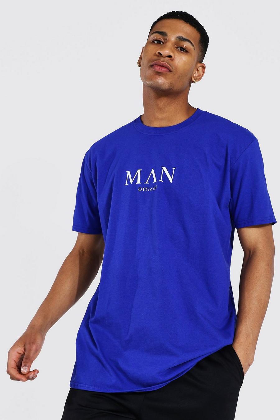 Cobalt Oversized Man Roman T-shirt image number 1