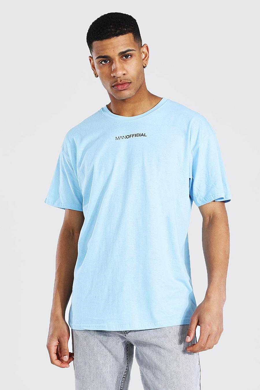 Light blue Oversized Man Official T-shirt image number 1
