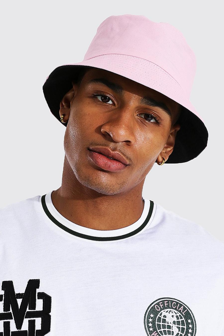 Cappello da pescatore double-face, Pink rosa