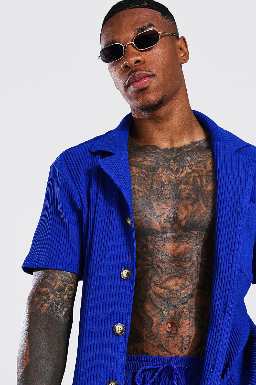 Cobalt blue outlet shirt mens