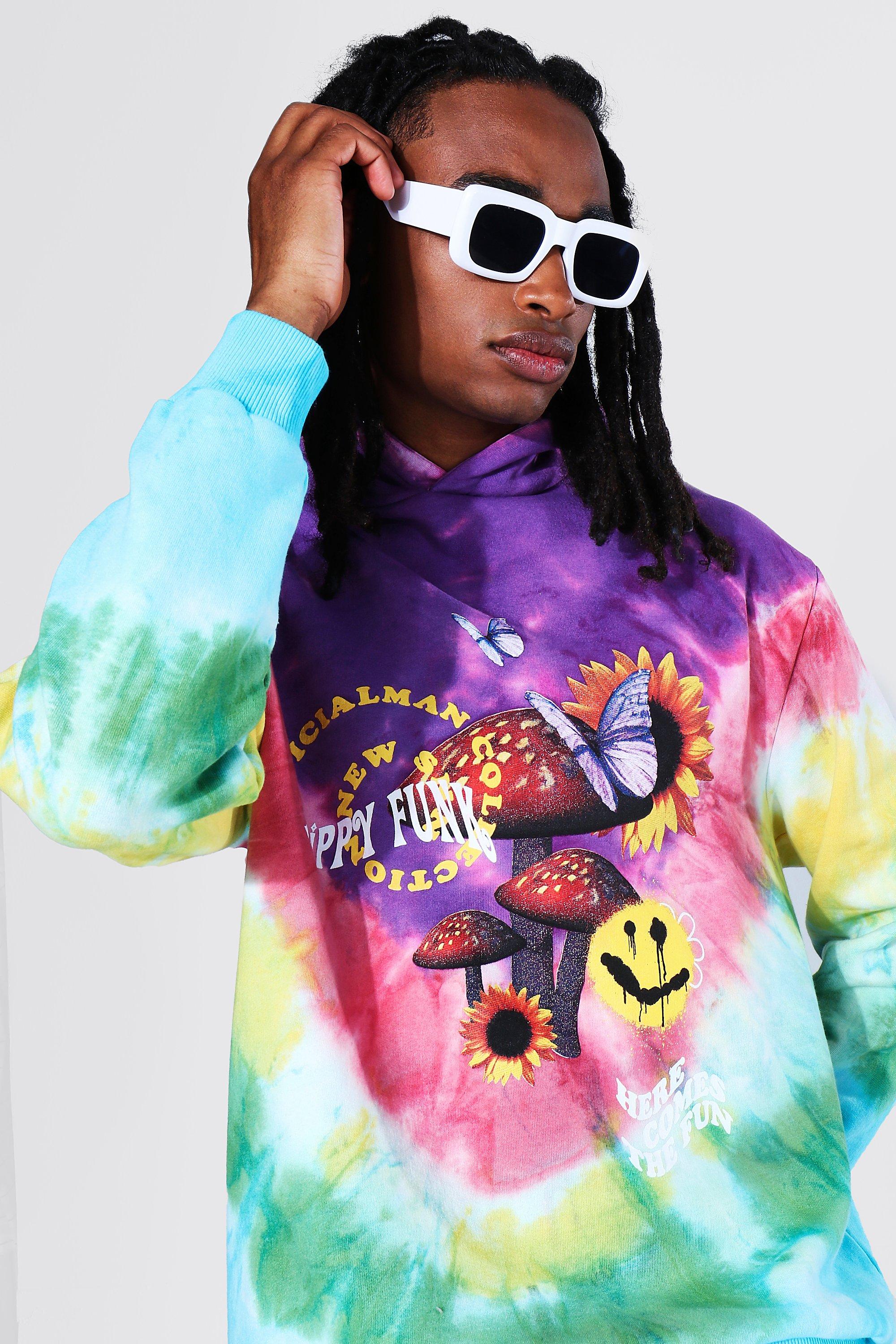Tie dye felpa hotsell