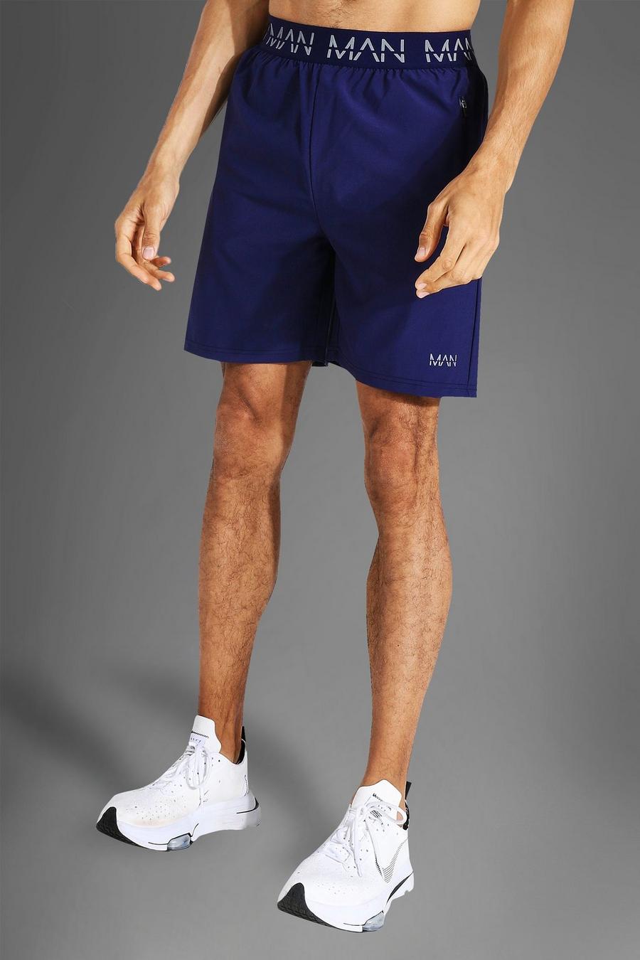 Navy Tall Man Active Gym 2-In-1 Short image number 1
