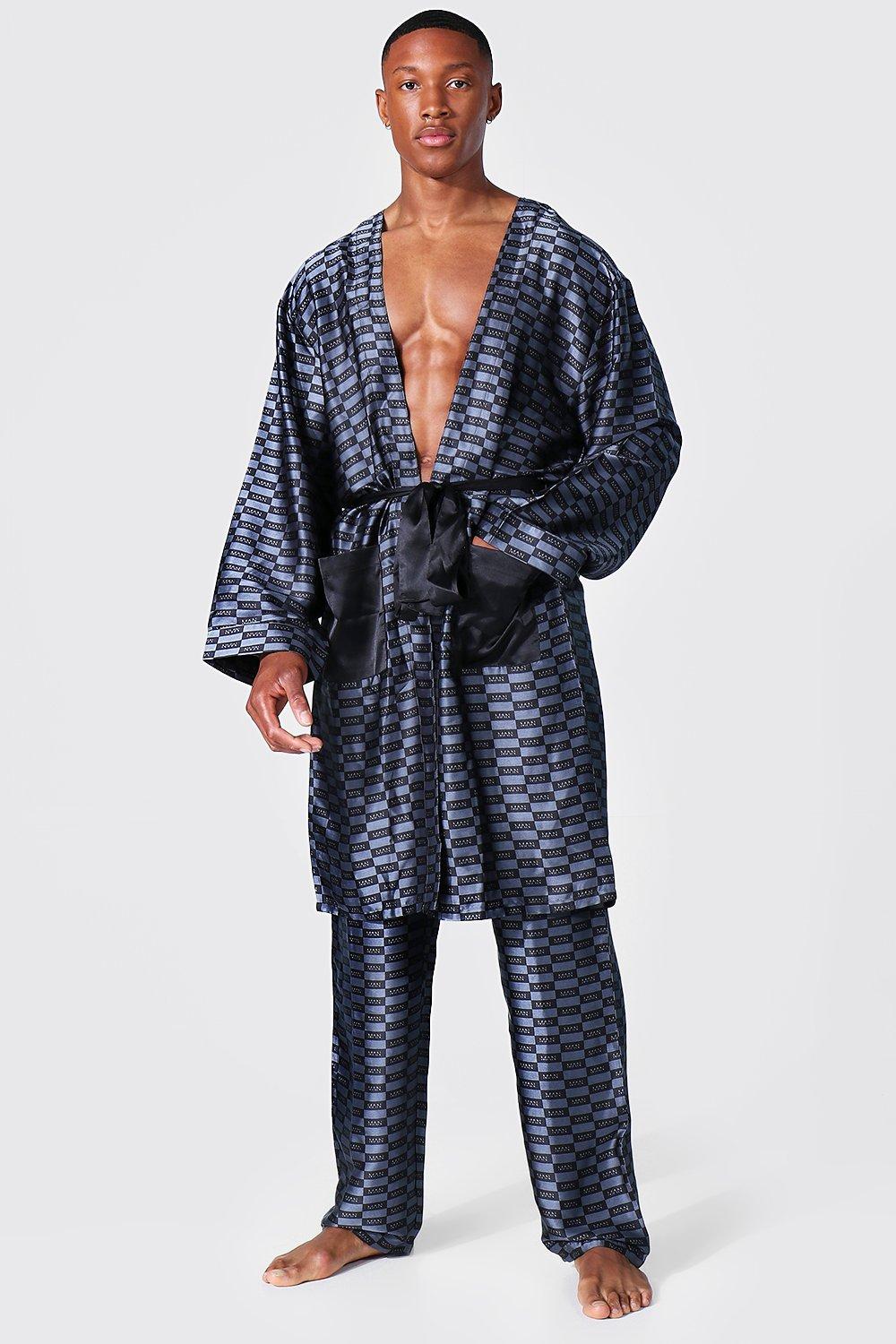 Fancy store silk robe