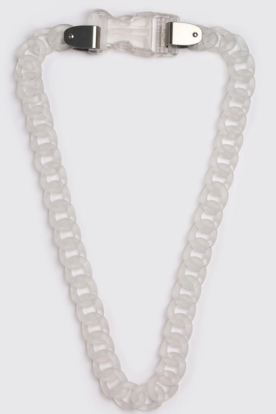 Clear Chunky Chain With Buckle image number 1