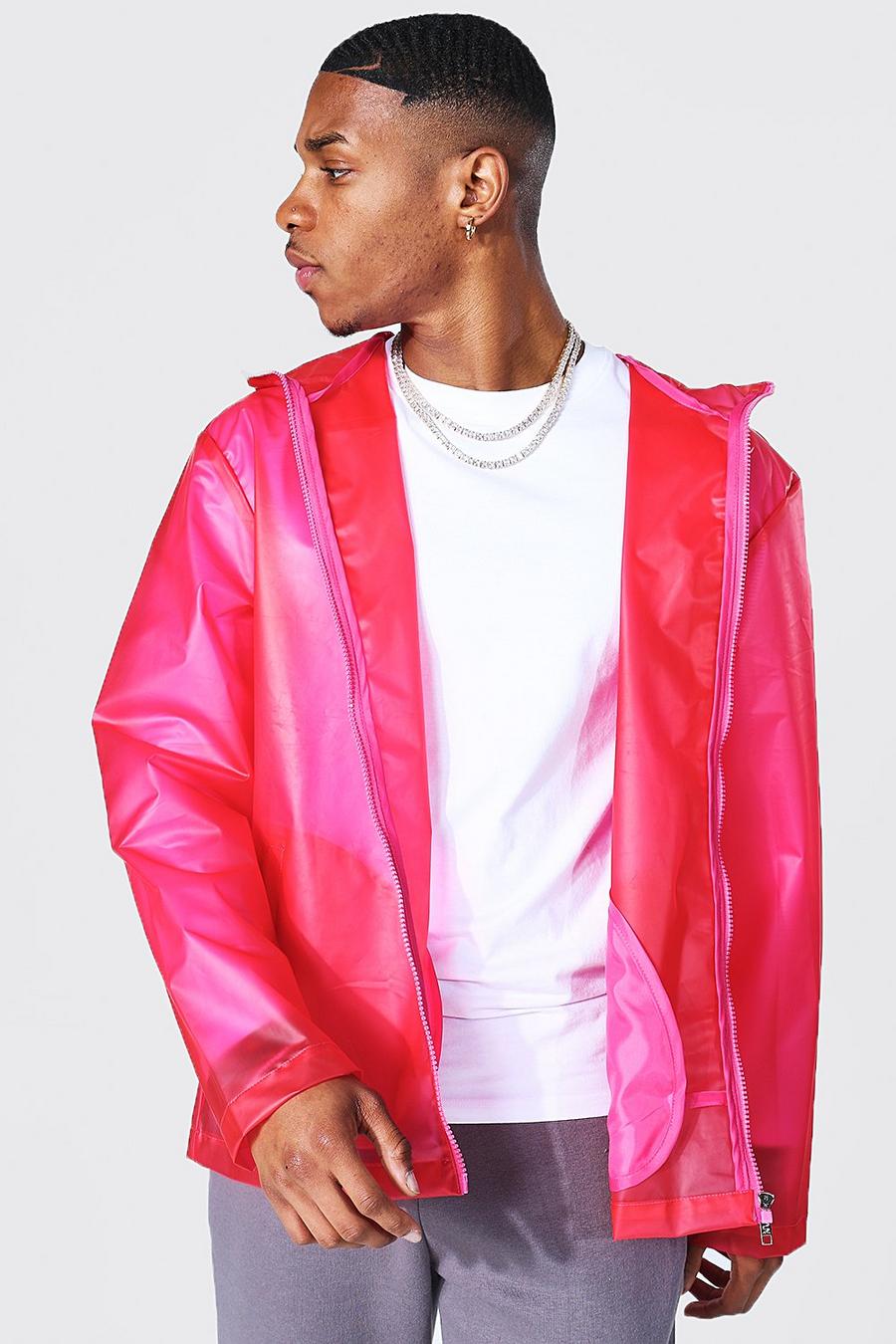 Anorak zippé à capuche, Pink image number 1