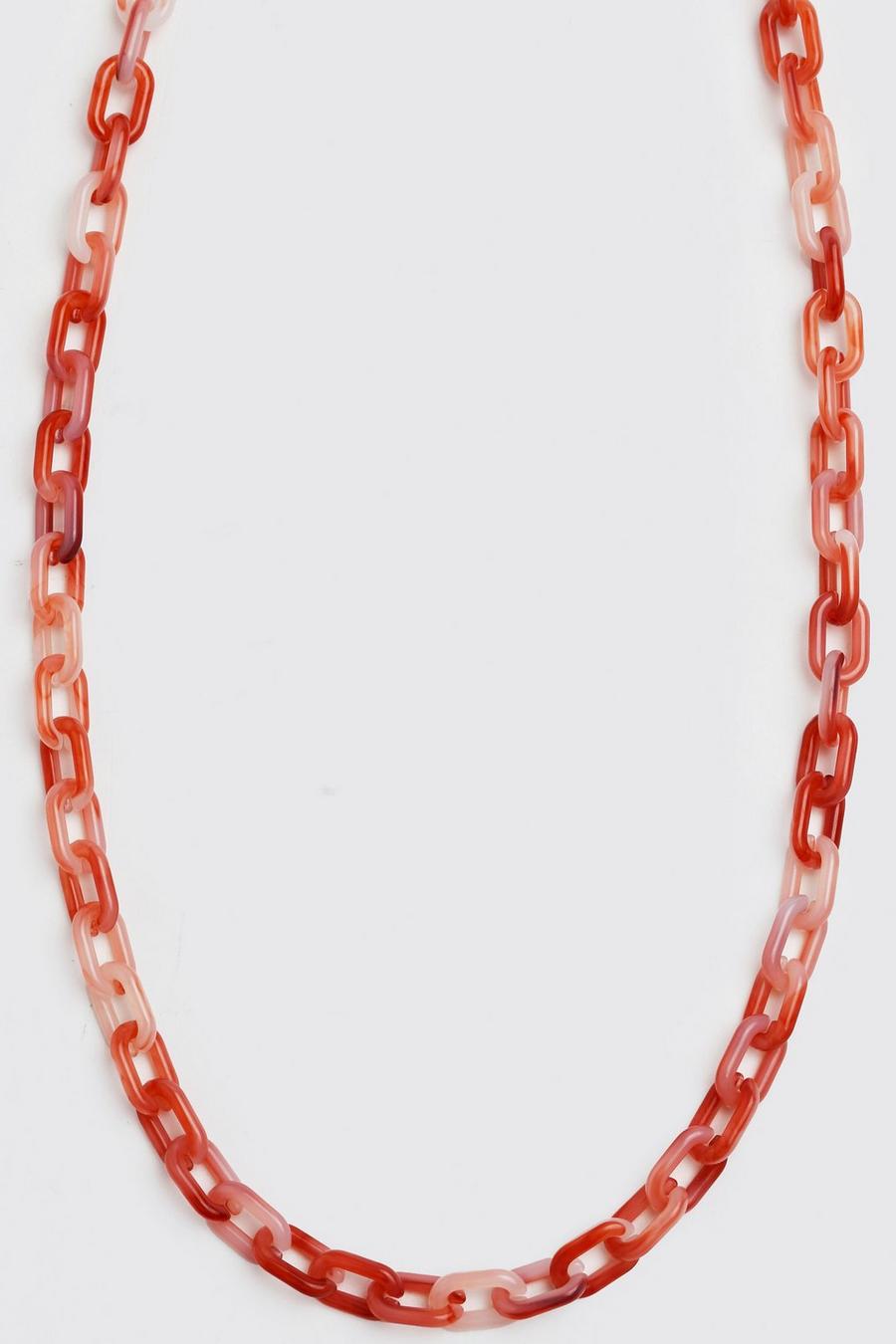 Red Clear Chunky Sunglasses Chain image number 1