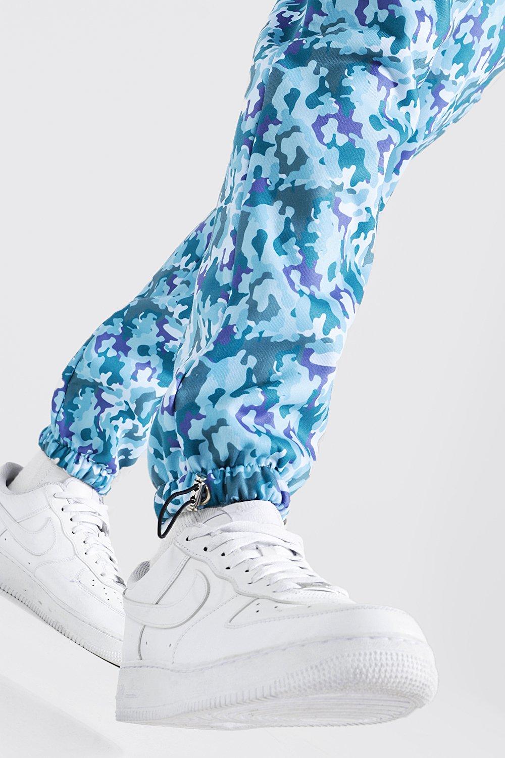 Essential Women's Graphic Joggers, Nike Blue Camo Joggers