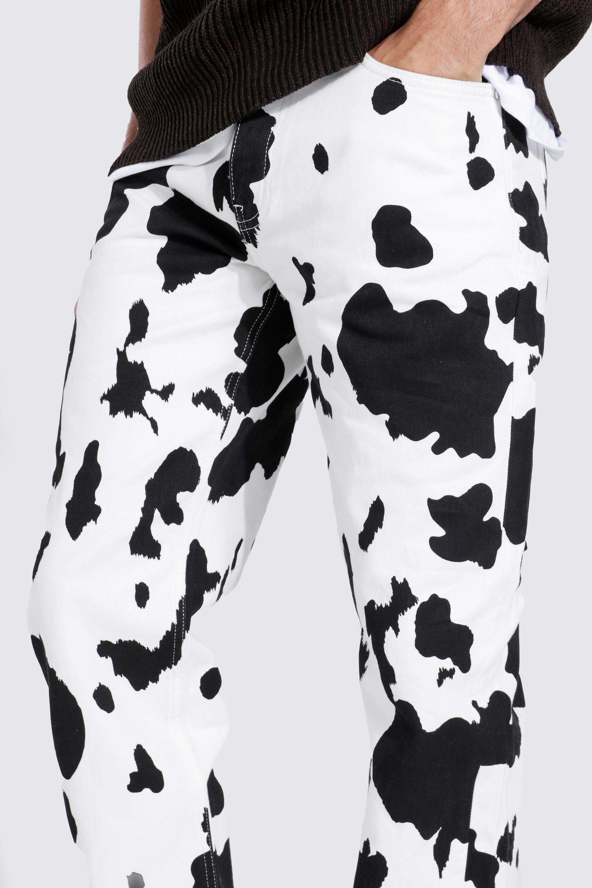 Calvin klein cow outlet print pants