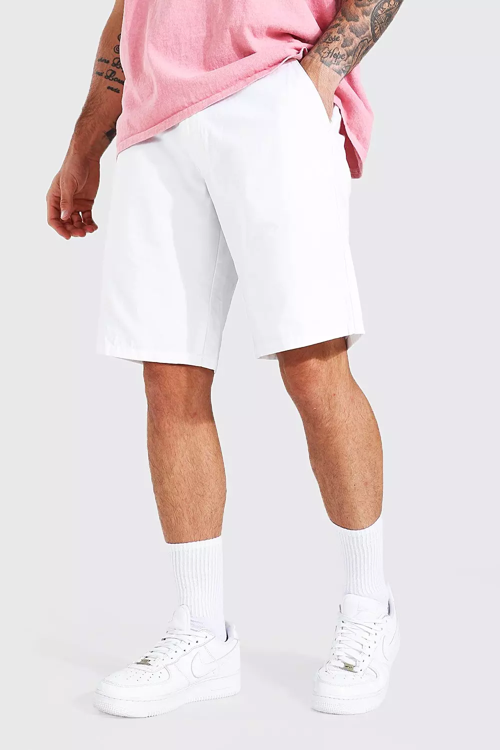Relaxed fit chino shorts discount