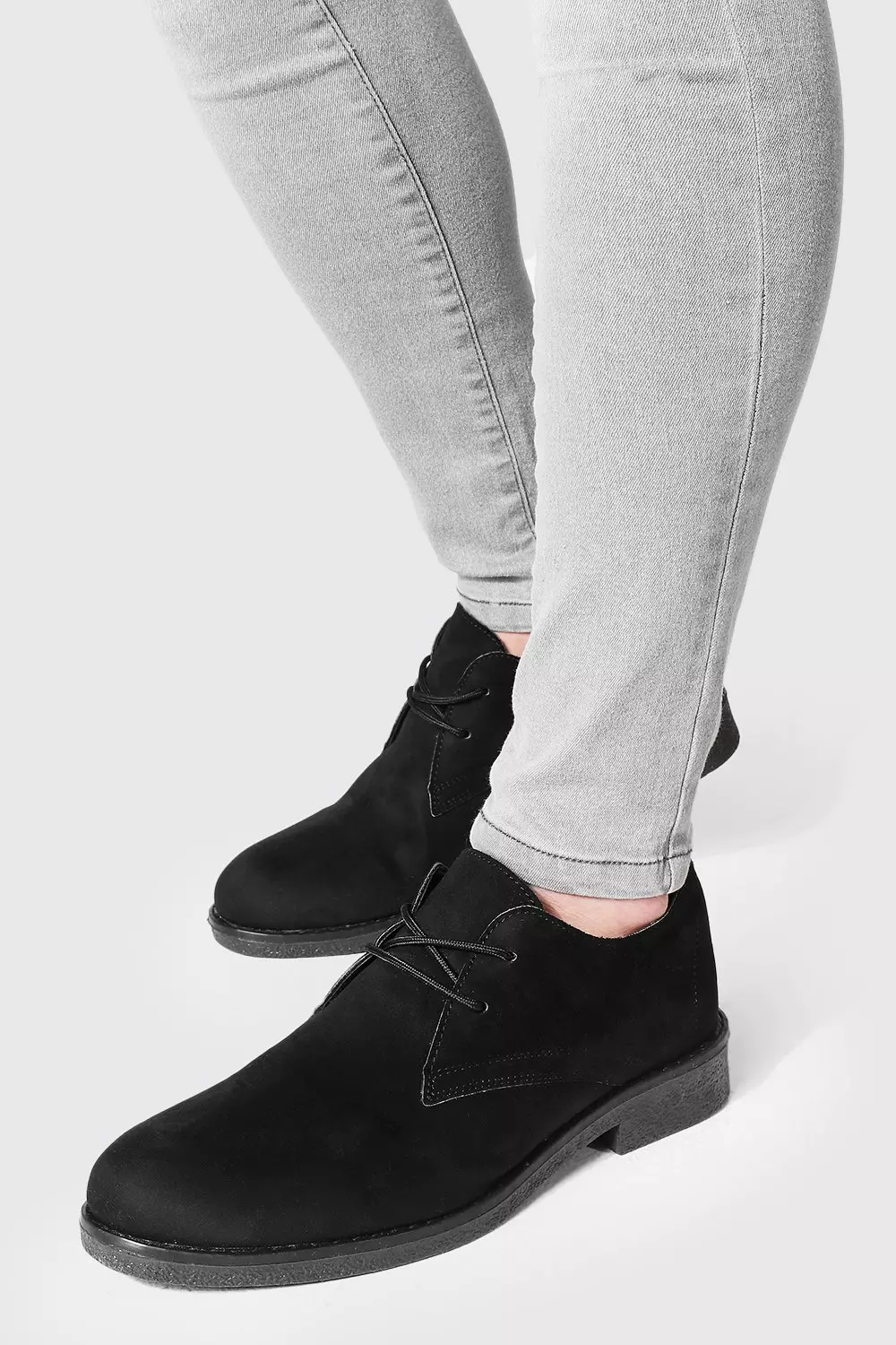 Mens black desert shoes best sale