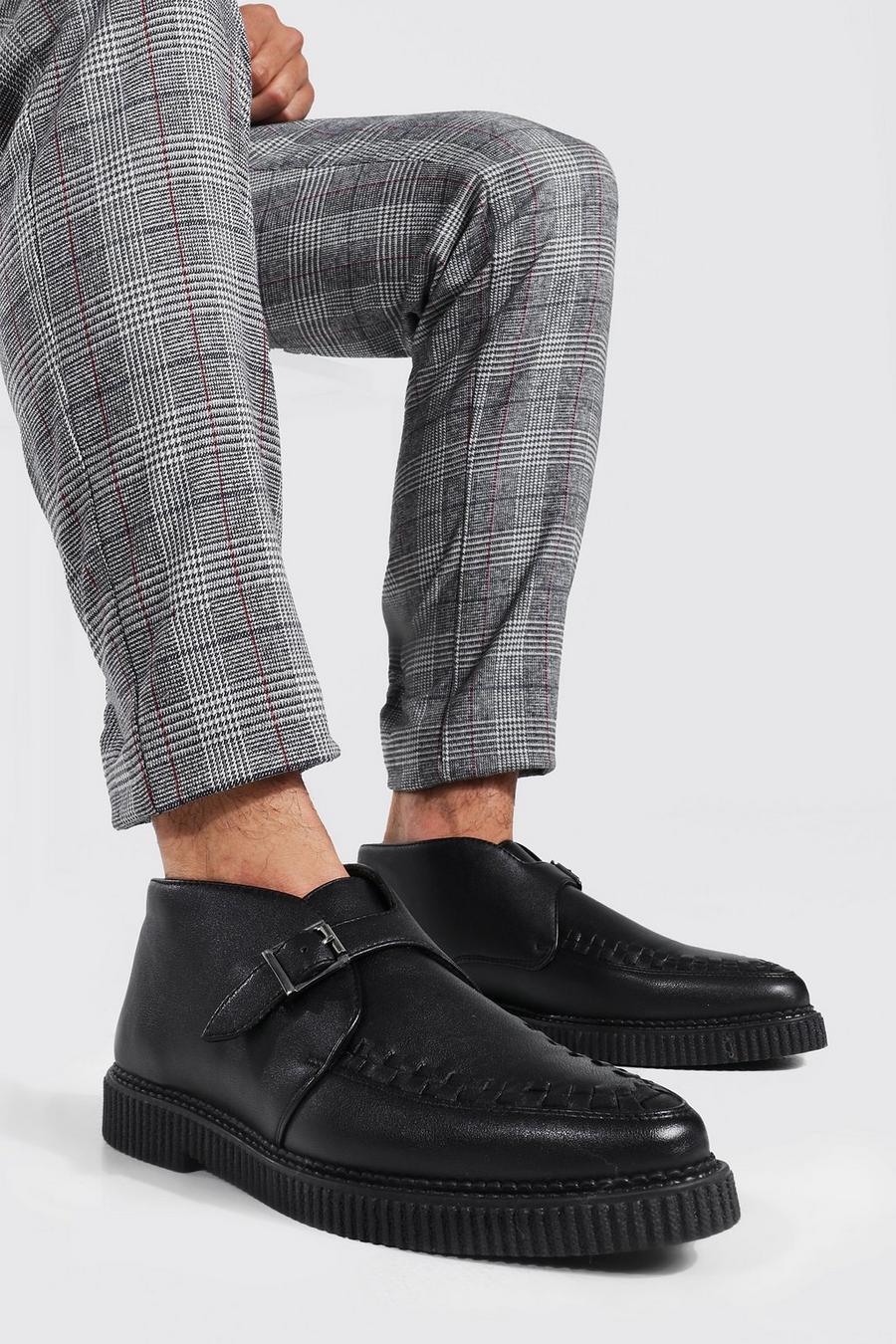 Schuhe im Leder-Look, Black image number 1