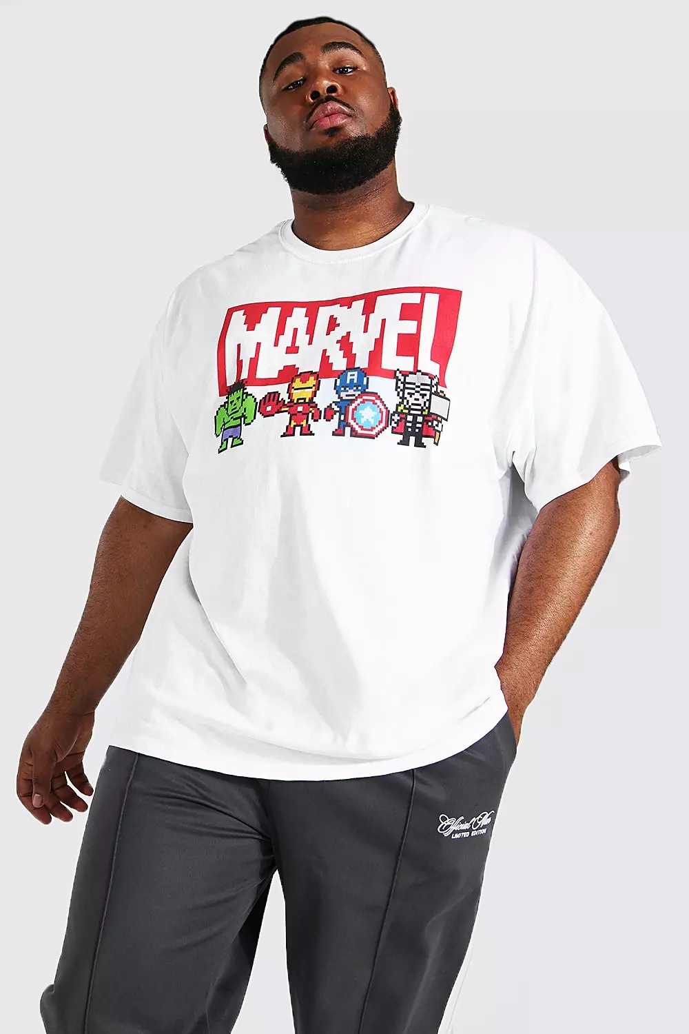 Plus size store avengers shirt