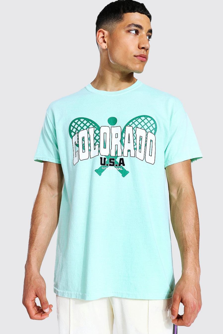 Pale green Official Man Colorado Print T-shirt image number 1