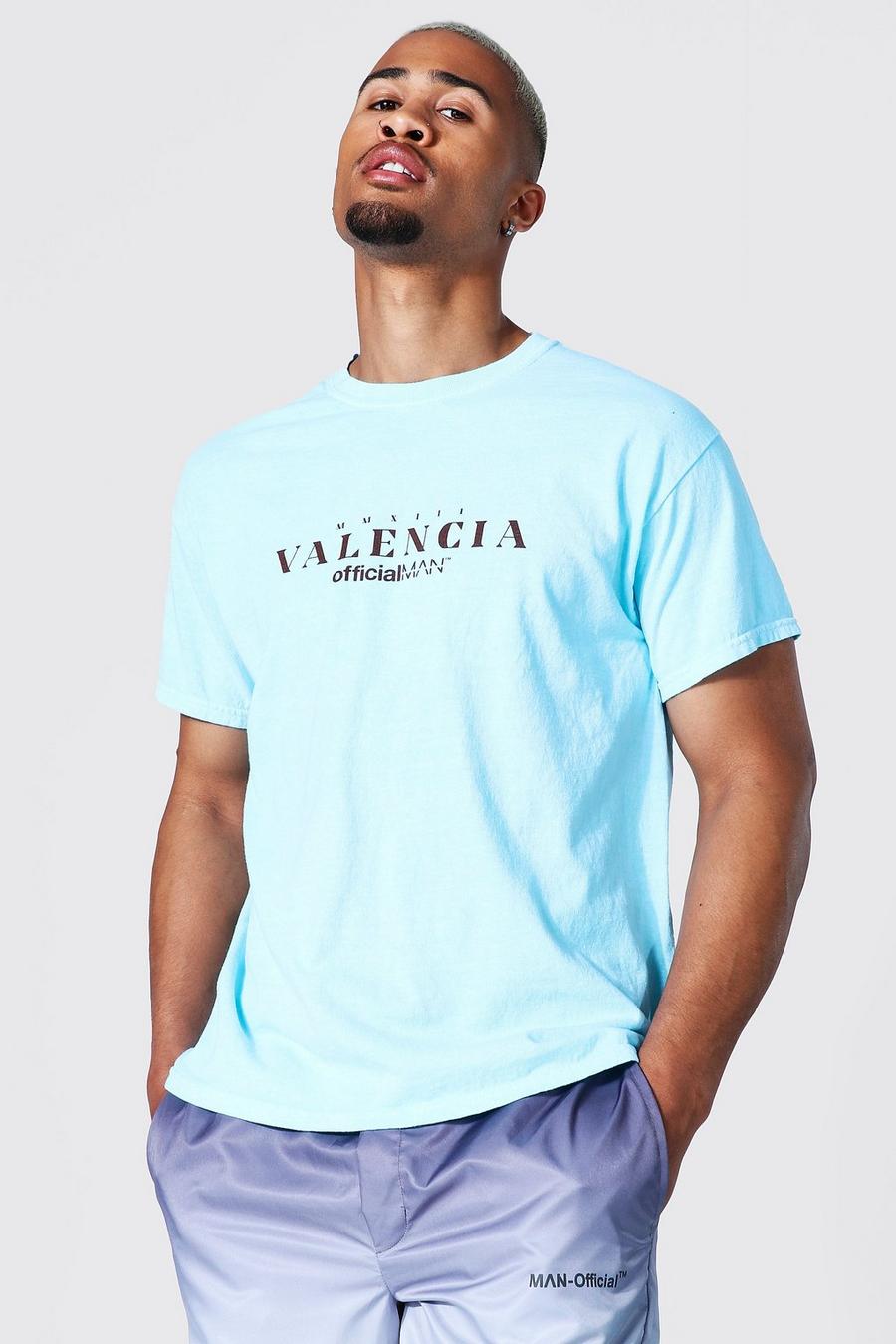 T-shirt surteint imprimé Valencia Official Man, Bleu pastel image number 1