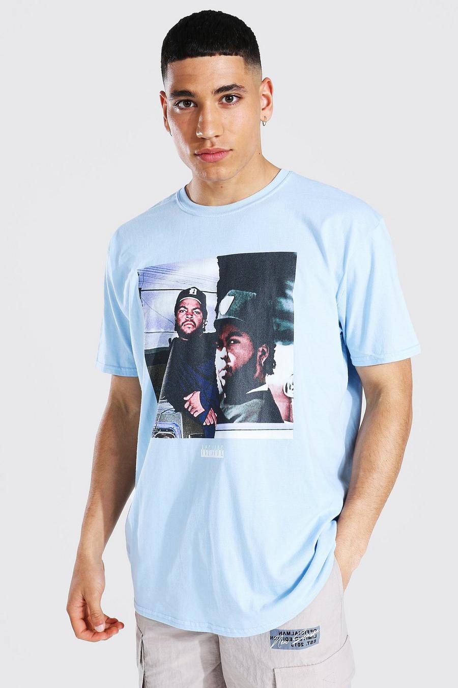 Light blue Ice Cube Oversize t-shirt image number 1