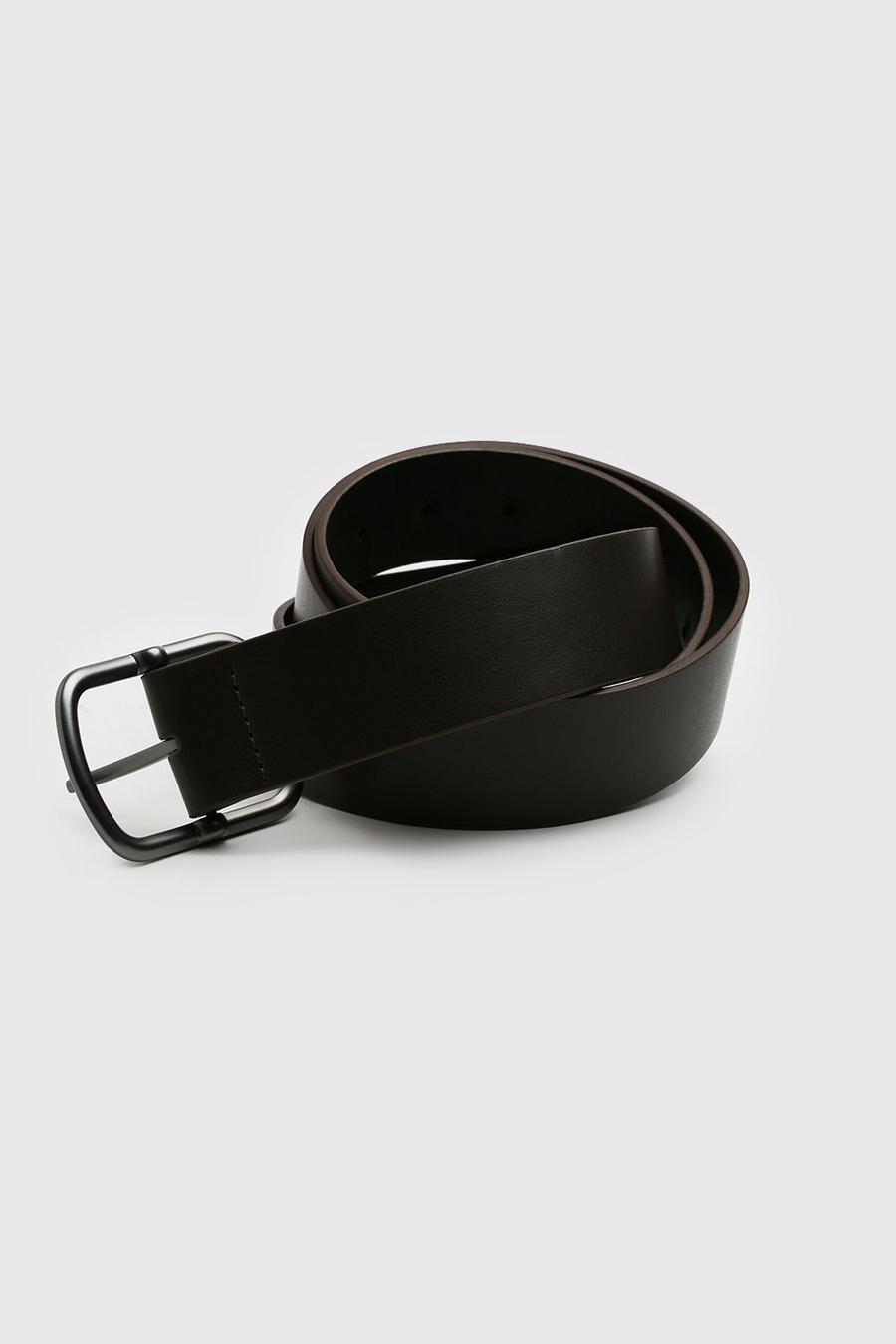 Brown Faux Leather Belt image number 1