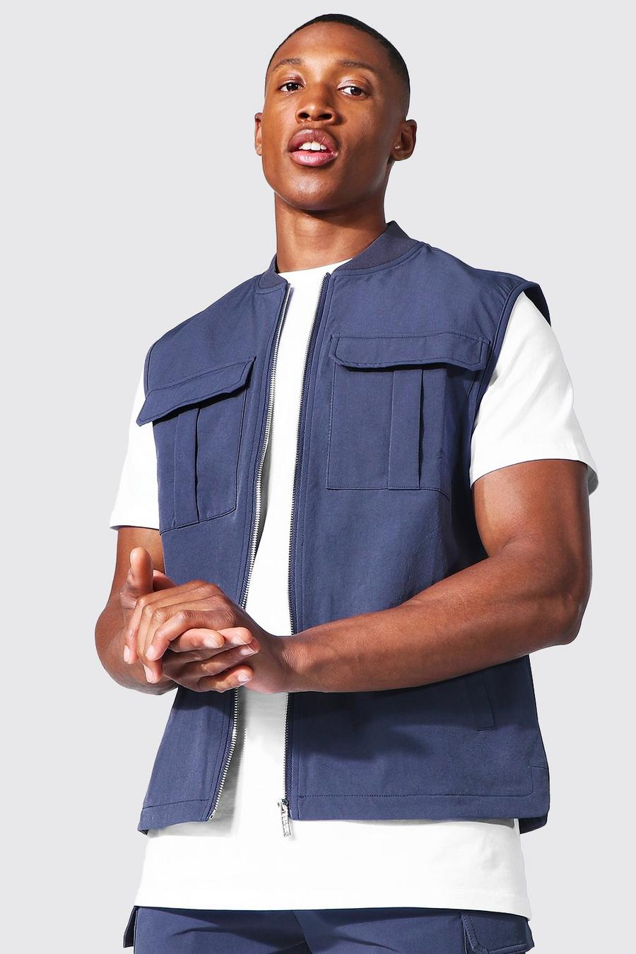 Blue Tailored Utility Tank image number 1