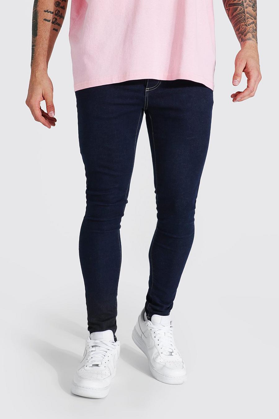 Super Skinny Jeans, Indigoblau image number 1