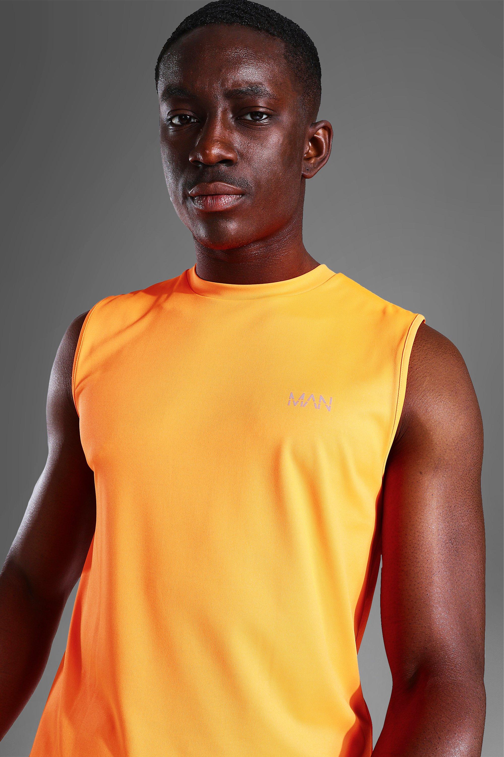 Man Active Gym Neon Tank