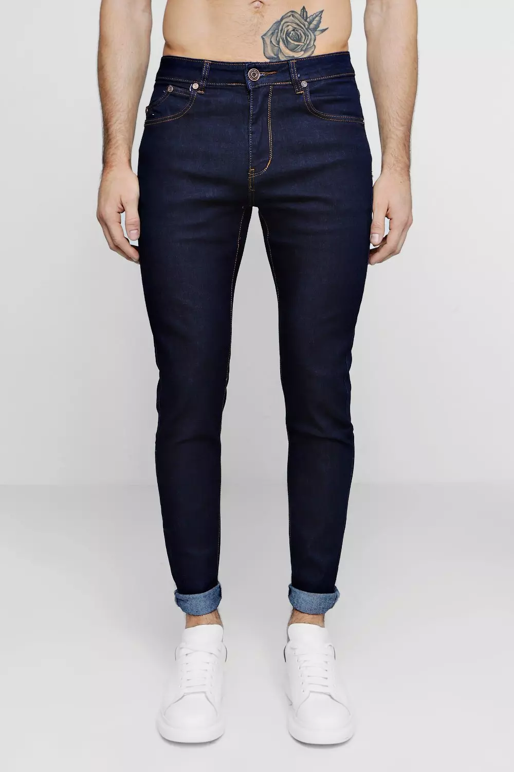 Raw Indigo Skinny Smart Jeans