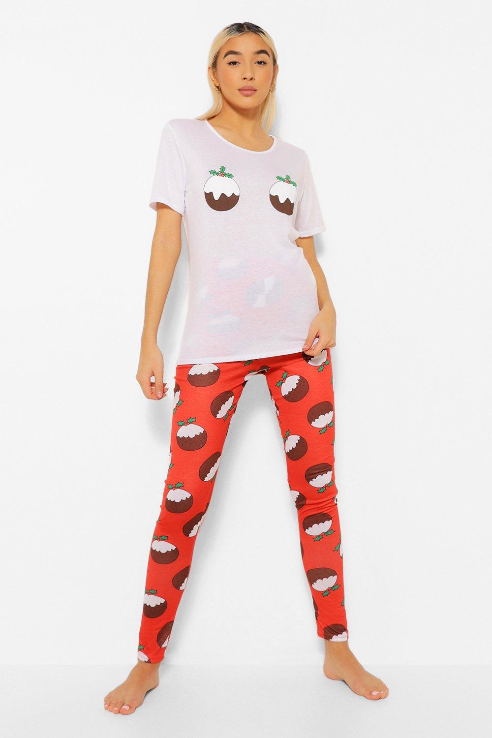 Christmas best sale pudding leggings