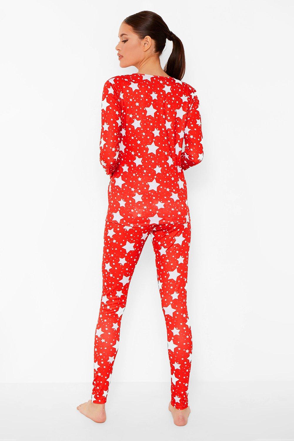 Flannel Print Christmas Pajamas Pants Set