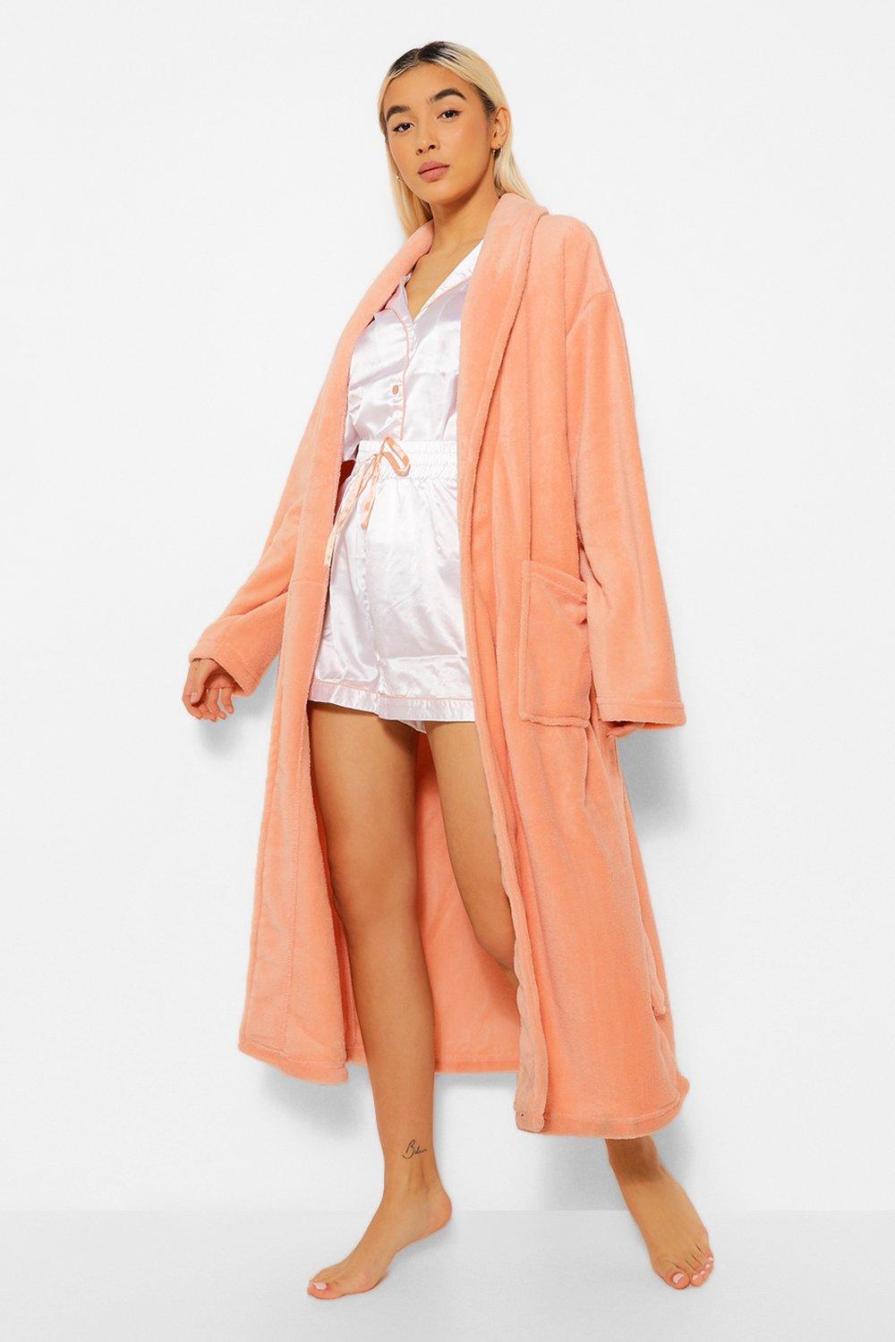 Fleece Dressing Gown boohoo