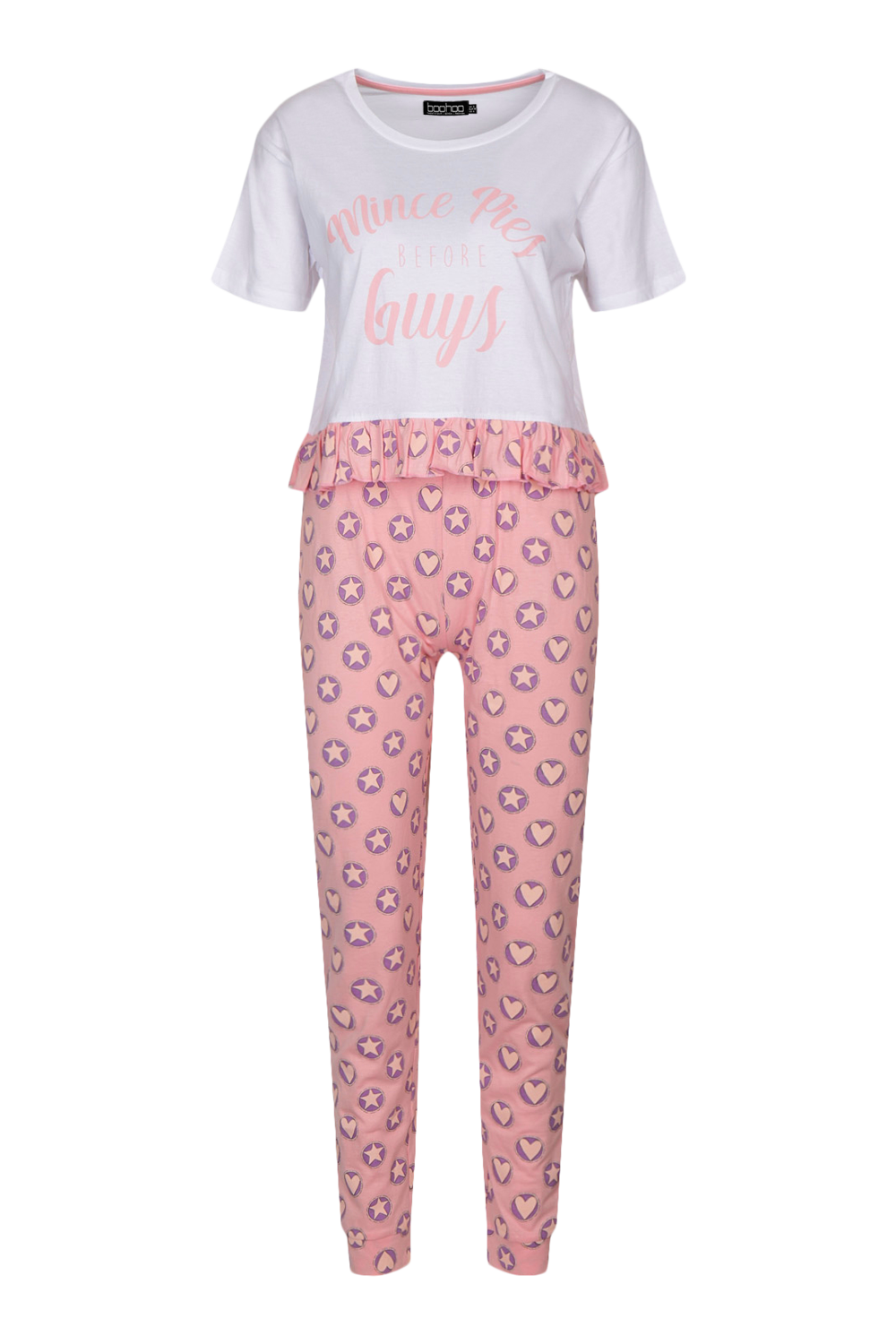 Conjunto de pantalones cortos de pijama Mince Pie Guys | boohoo
