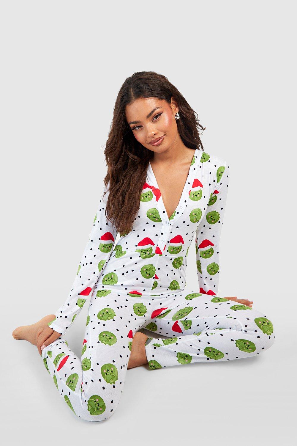 Cream christmas online pajamas