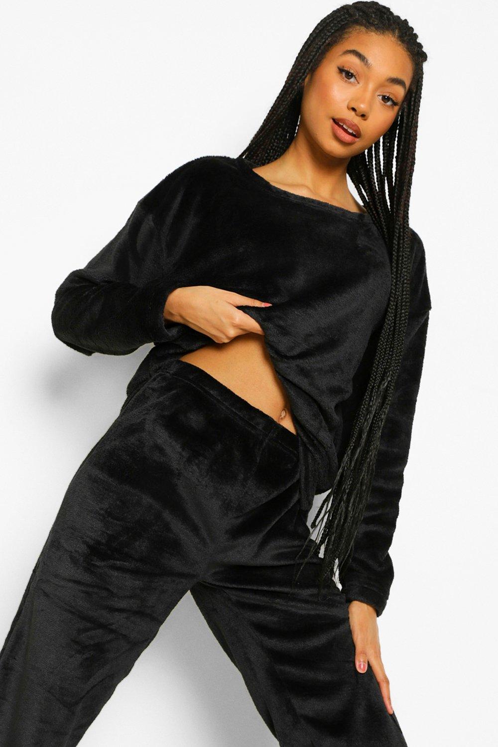 Black discount fluffy pjs