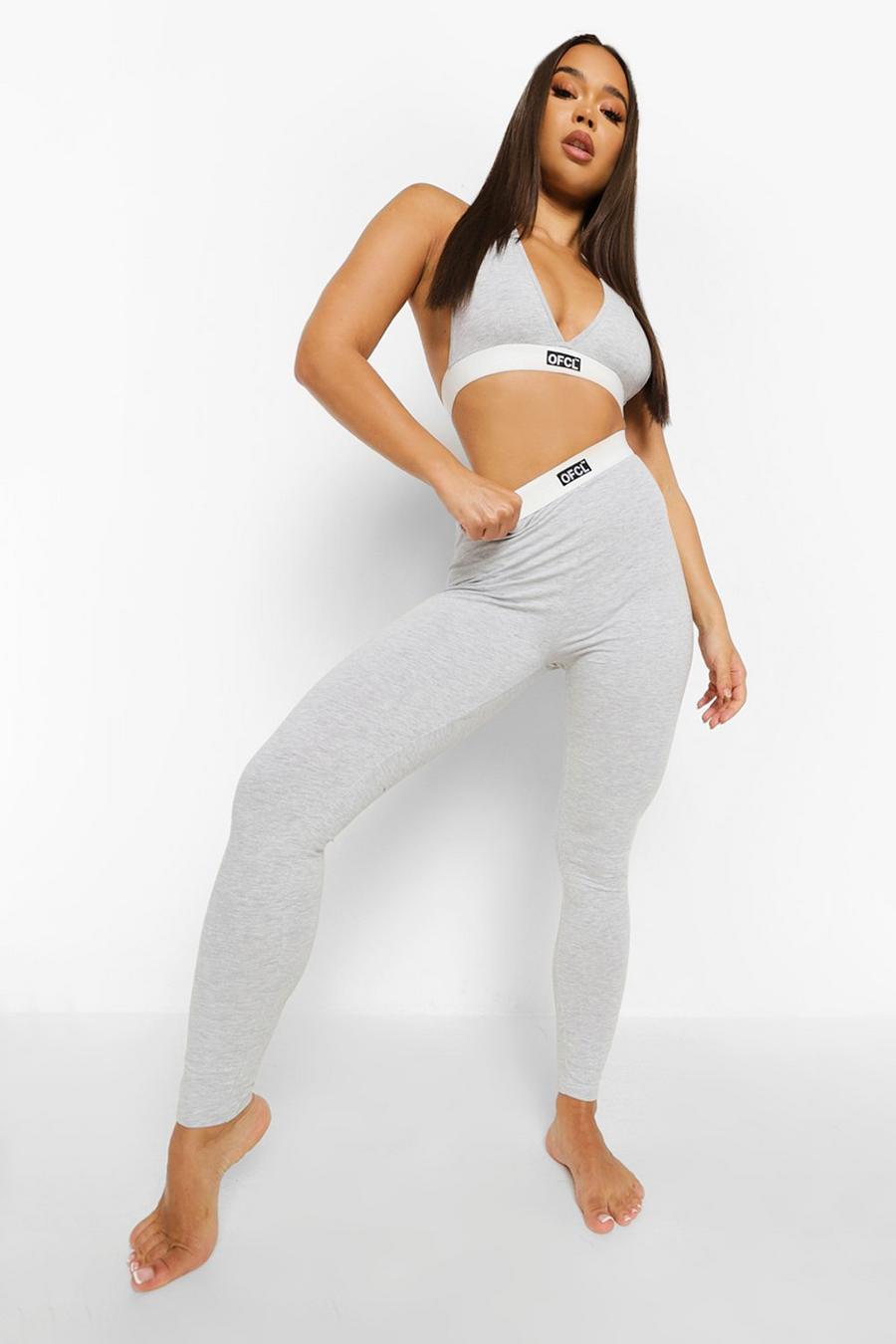 Grey Official Jersey Knit Lounge Leggings image number 1
