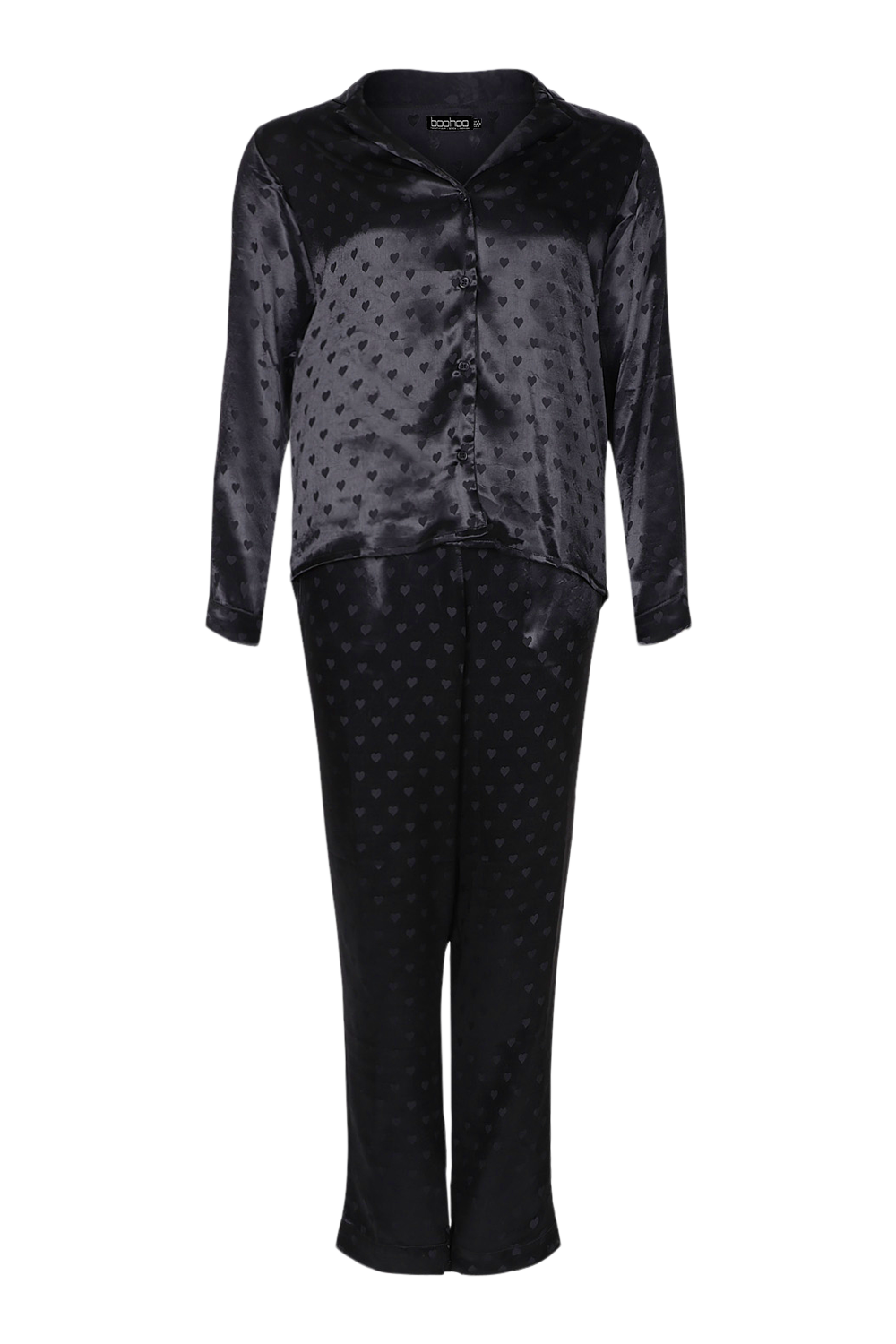 Boohoo black pyjamas hotsell