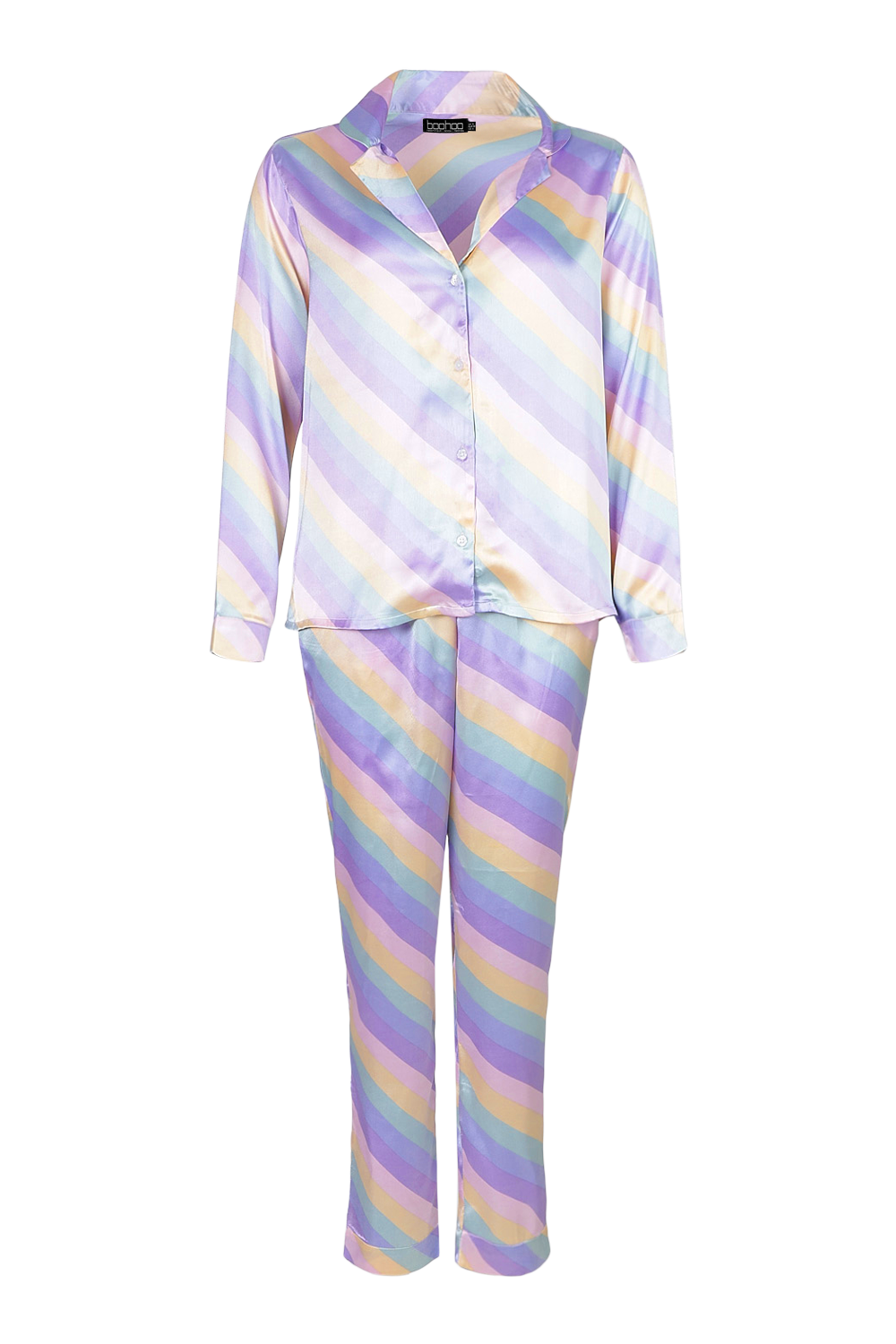 Striped cotton poplin pajamas in multicoloured - Ralph Lauren Purple Label