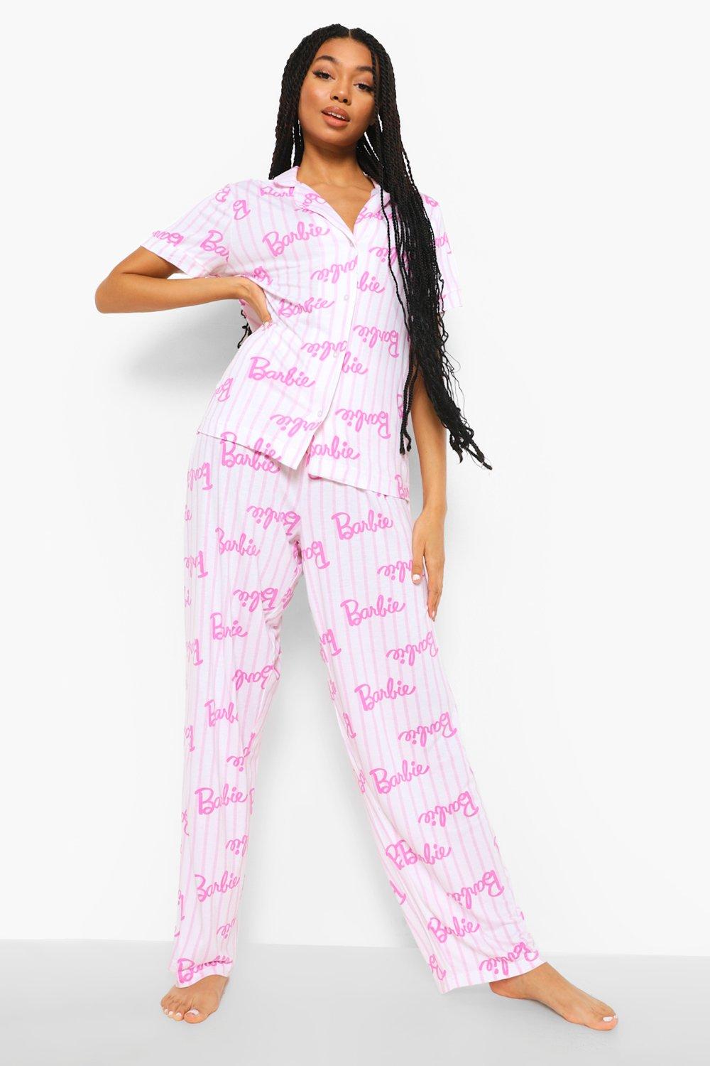 Grande Taille - Pantalon De Pyjama Barbie - Mix N Match Pink Femme