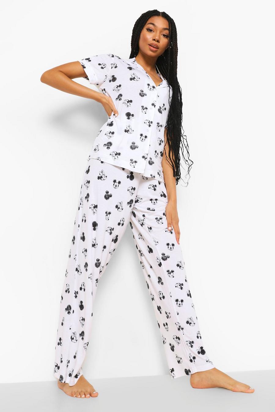 White Mixa & Matcha Disney Pyjamasbyxor med Mimmi Pigg image number 1