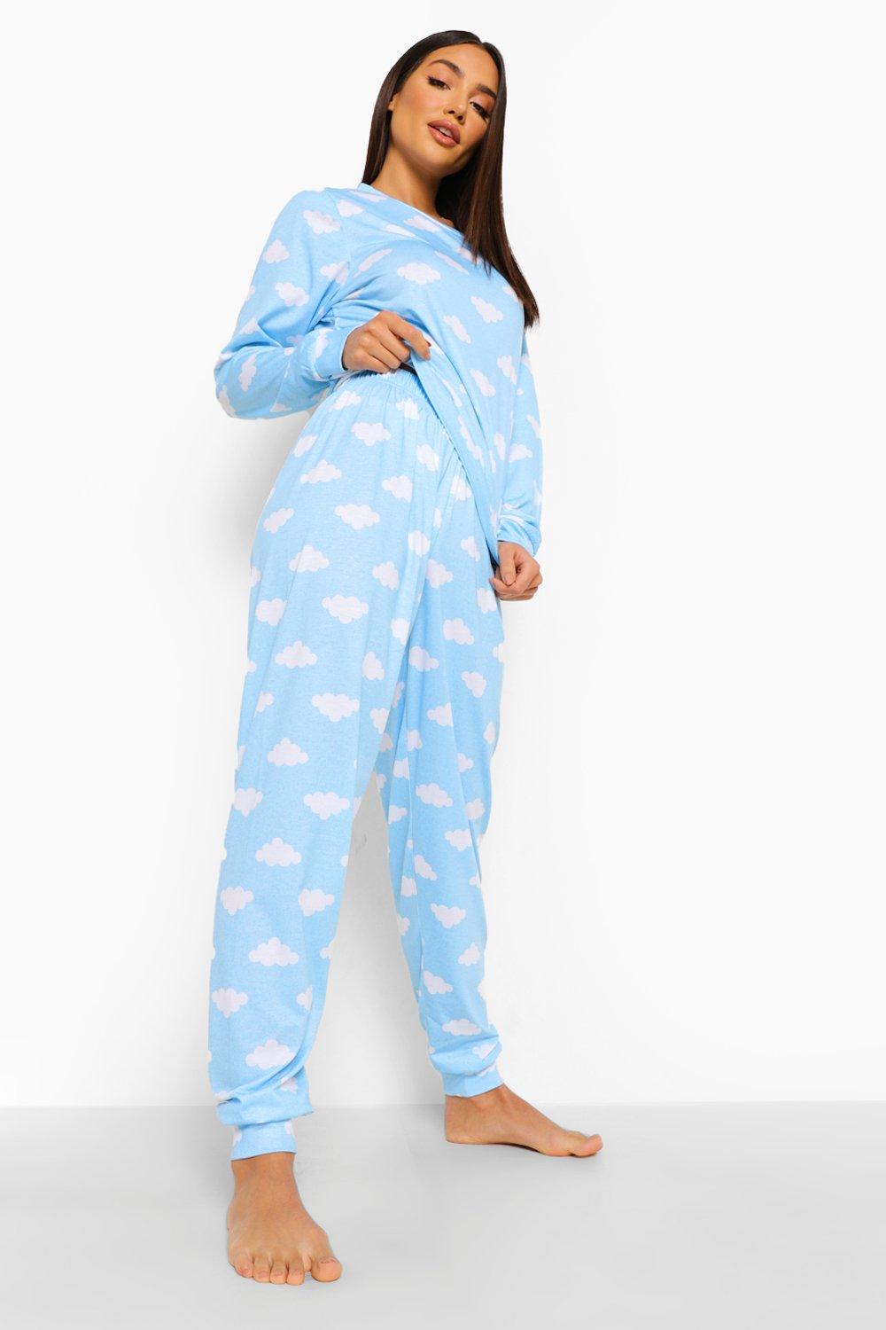 Cloud best sale print pajamas