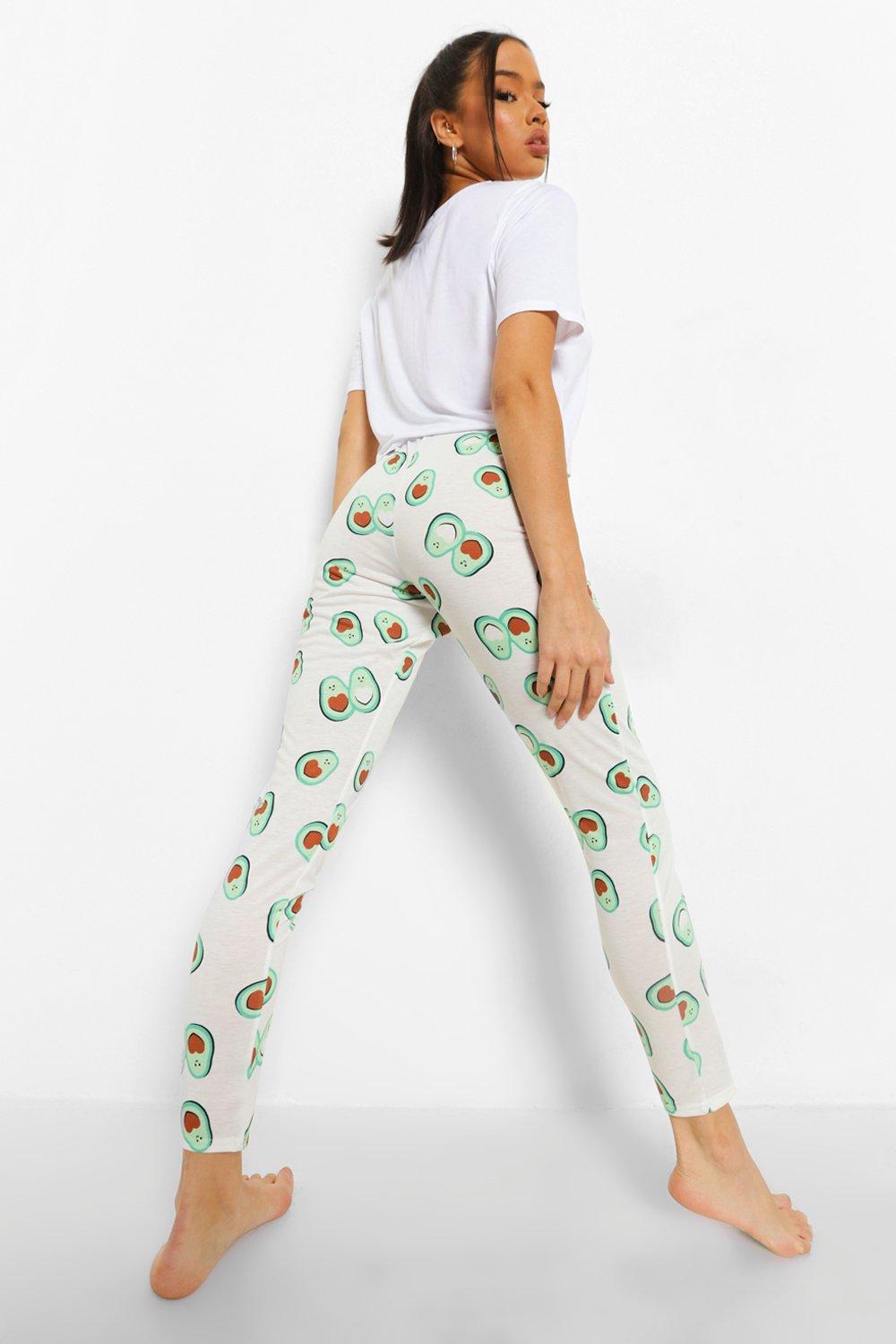  Belidome Avocado Pajama Pants Women Plus Size with