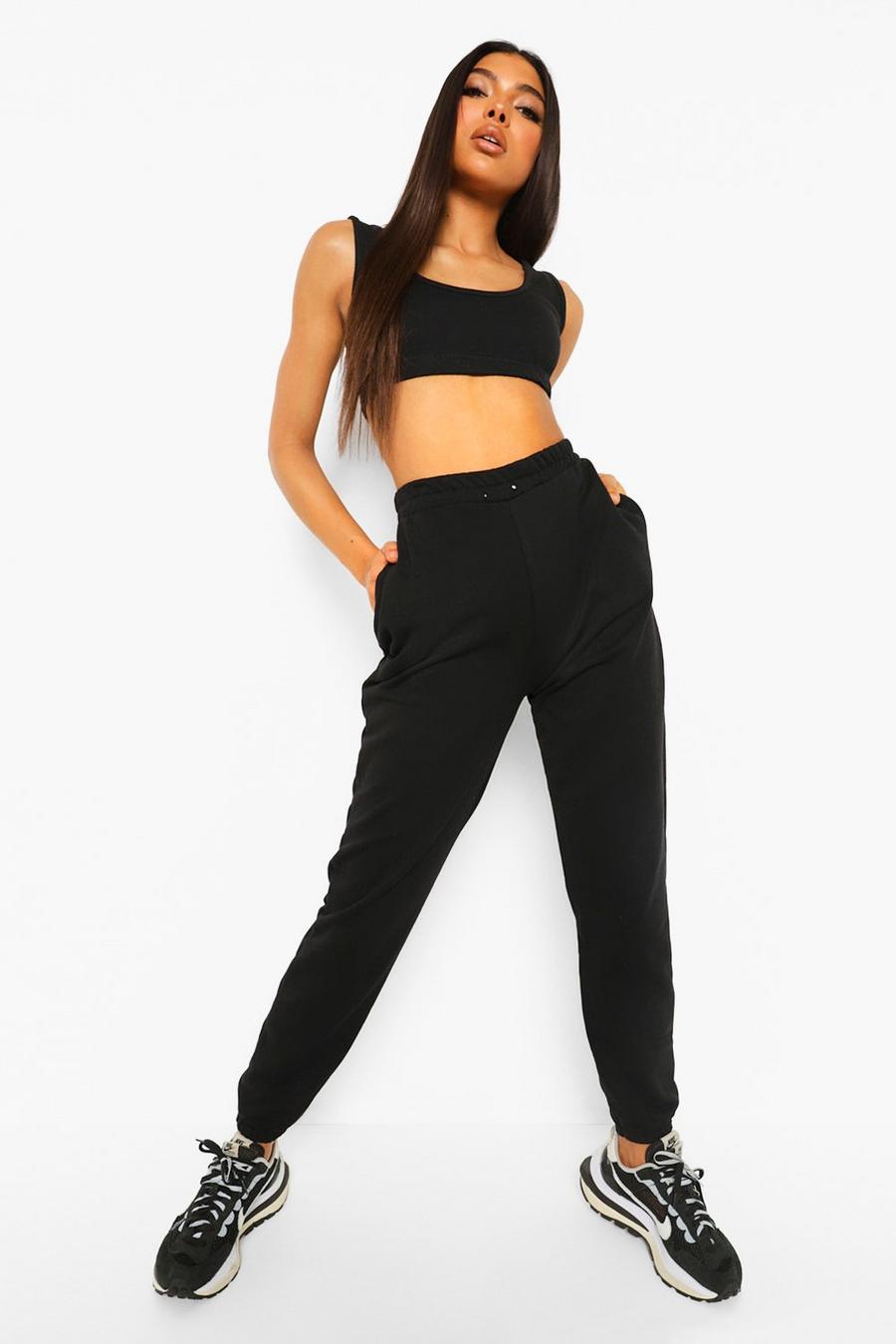 Black Tall - Crop top och joggers image number 1