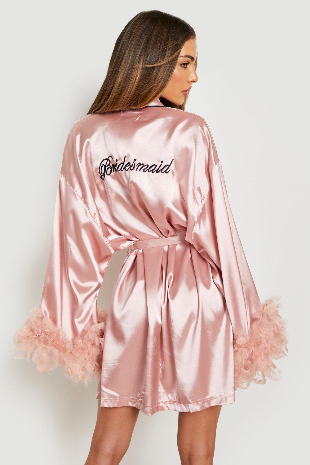 Boohoo shop bridesmaid robes