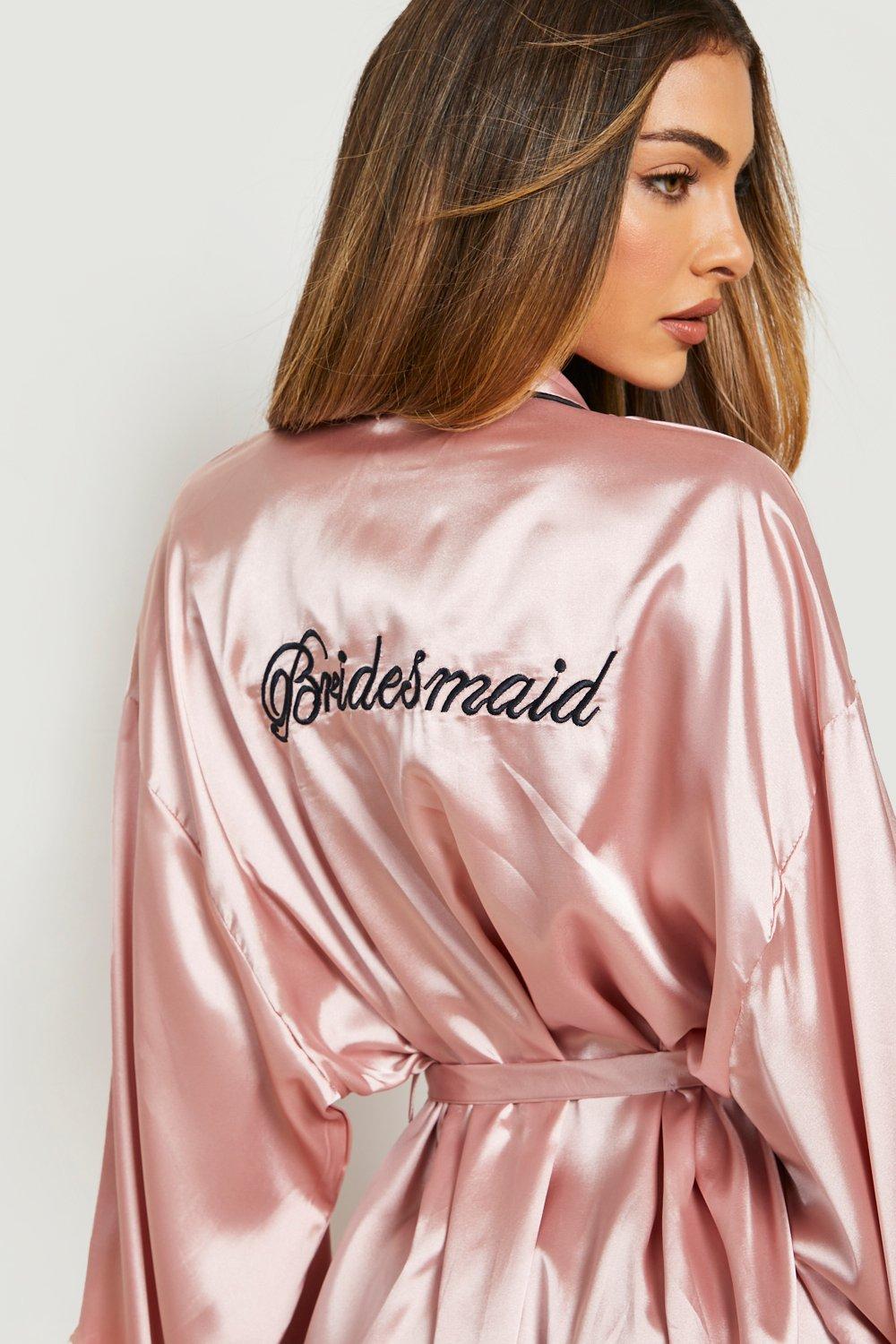 Boohoo bridesmaid clearance robe