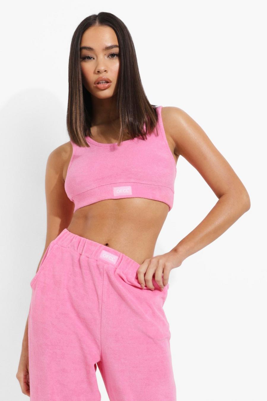 Official Frottee-Bralette, Pink image number 1