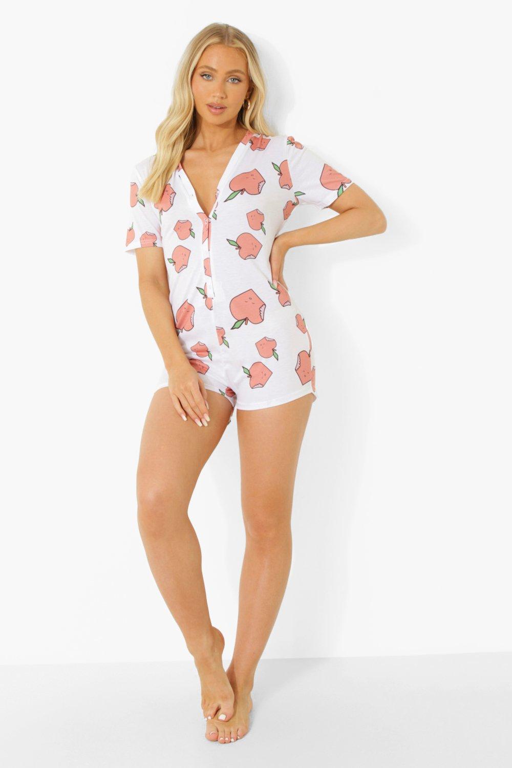 Peach discount playsuit pjs